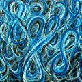 Blue Figure Eight Study Number One